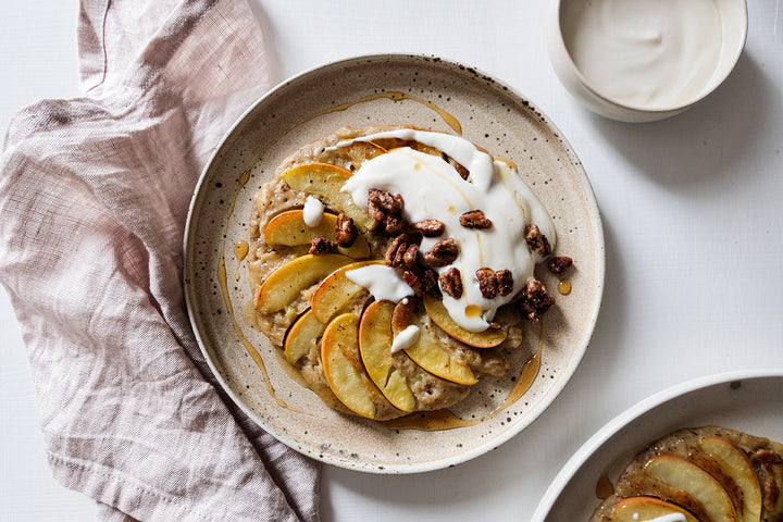 Studio Dish: Vegane Apfel-Banane-Pancakes