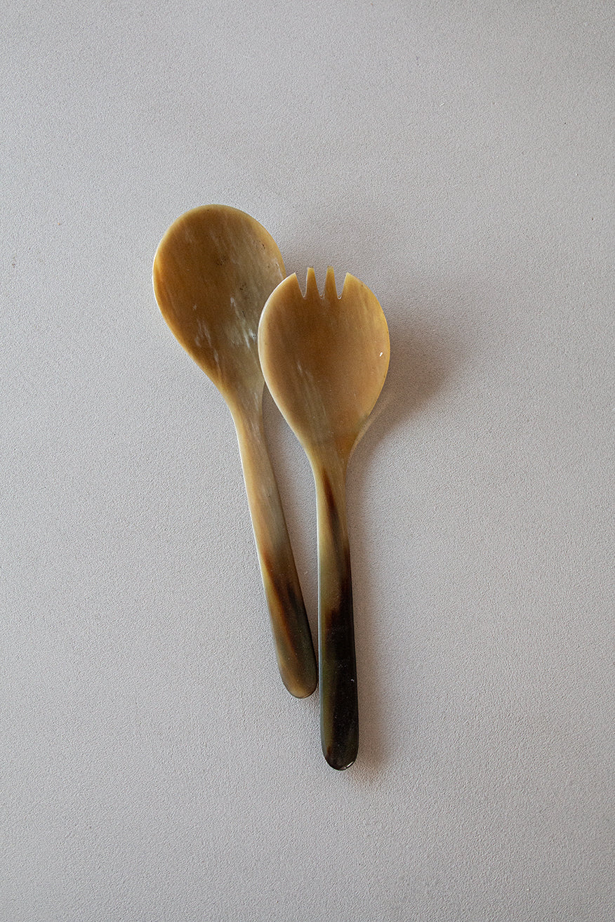 Salatbesteck Horn