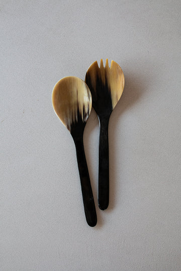 Salatbesteck Horn