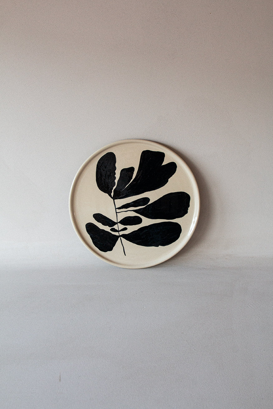 Coco Plate large handpainted No.1