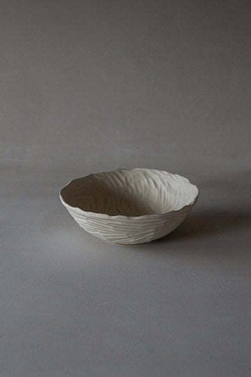 Carved Bowl white