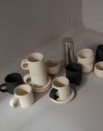 HENRY Mug blk/white + Sideplate